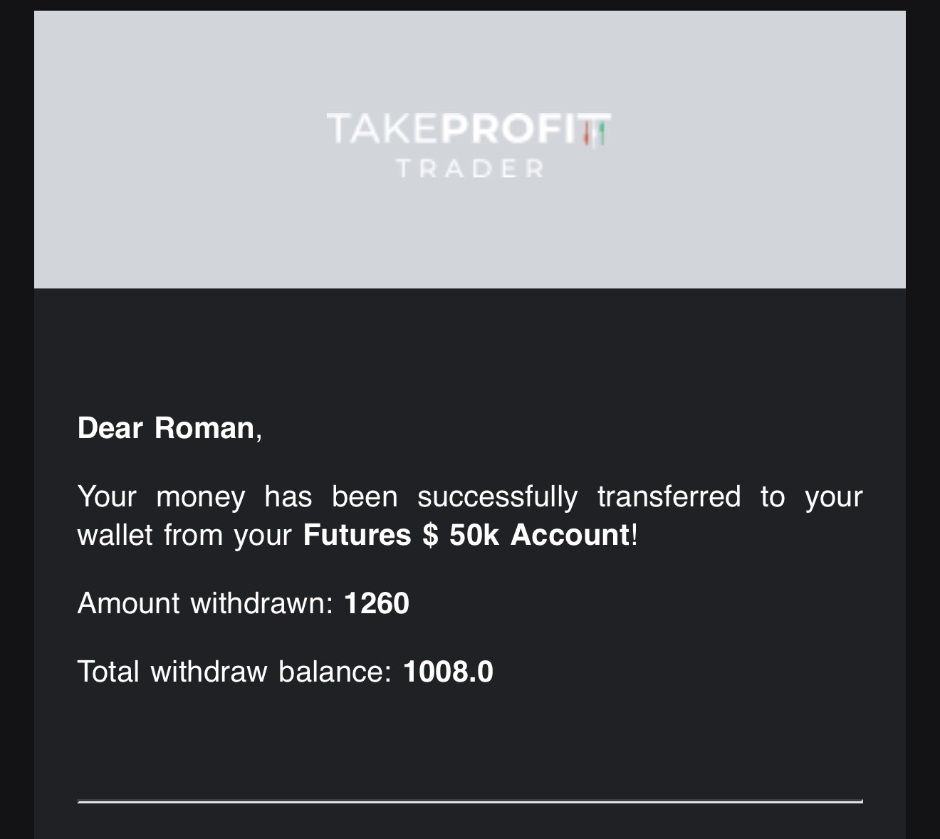 Payout proof 4